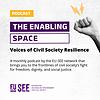 The Enabling Space: Voices of Civil Society Resistance cover