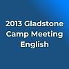 2013 Gladstone Camp Meeting naslovnica