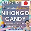 10-Minute Japanese: Master JLPT Grammar & Vocabulary (N5-N3)