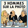 Brel, Brassens, Ferré, 3 Hommes sur la photo.