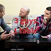 3 guys 1 table cover