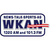 WKAN 1320 AM and 101.3 FM