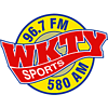 WKTY 580 AM and  96.7 FM