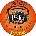 Emisora Cristiana Poder Stereo 106.3 FM logo