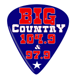WINU Big Country 104.9 & 97.9 FM logo