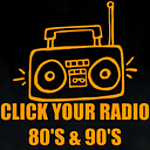 Click Your Radio '80s & '90s logo