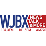 WJBX News Talk logo