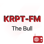 KRPT 92.5 and 93.3 The Bull logo