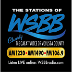 WSBB AM 1230 and AM 1490 logo