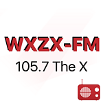 WXZX 105.7 The Zone logo