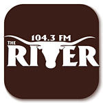 KFYN 104.3 The River logo