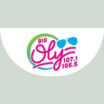 WOLY Big Oly 107.1 & 105.5 logo