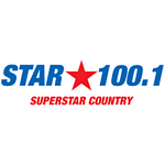 SuperStar Country 100.1 logo