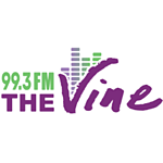 KVYN 99.3 FM The Vine logo
