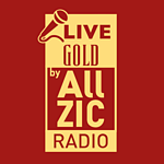 Allzic Radio LIVE GOLD logo