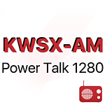 KWSX KFIV Power Talk 1360 & 1280 Stockton logo