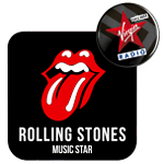 Virgin Radio Music Star Rolling Stones logo