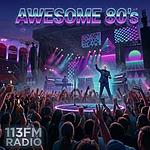 113FM Awesome 80's logo