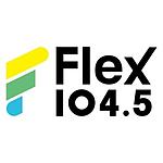 FLEX 104.5 FM logo