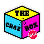 The Craz Box Radio 93.5 FM logo