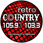 KCCT Retro Country 105.9 | 103.3 FM logo