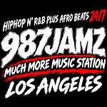 987JAMZ HipHop N' R&B Plus Afro Beats 24/7 logo