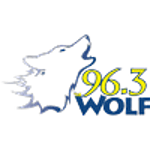 The Wolf 96.3 logo