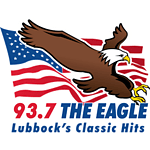 KLBB 93.7 The Eagle logo