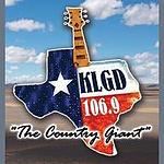 KLGD The country Giant k-106.9 FM logo
