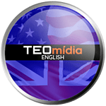 TEOmídia English logo
