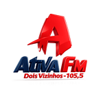 Ativa FM 105.5 logo
