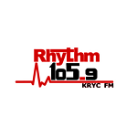 KRYC-LP Rhythm 105.9 FM logo