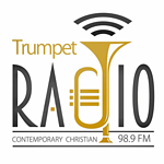 KLOW Trumpet Radio 98.9 logo