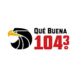 KLQB Qué Buena 104.3 FM logo