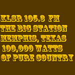 KLSR The Big Station 105.3 FM logo