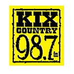 WAKX Kix Country 98.7 logo