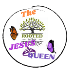 The Rooted In Jesus Christ Queen Station logo