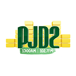 PJD2 102.7 FM The Voice of St.Maarten logo