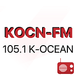 KOCN-FM 105.1 K-OCEAN logo