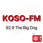 KOSO-FM 92.9 The Big Dog logo