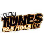 WBLH Tunes 92.5 & 104.5 logo