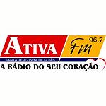 Ativa FM 96.7 logo