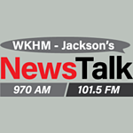 WKHM News/Talk 970 AM and 101.5 FM logo