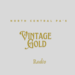 North Central PA's Vintage Gold Radio (Oldies Era Hits) logo
