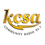 KCSA Community Radio 95.7 FM logo