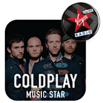 Virgin Radio Music Star Coldplay logo