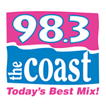 WCXT 98.3 The Coast logo