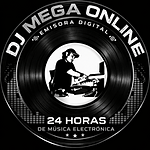 DJ Mega Online emisora digital 24 horas de música electrónica logo