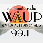 WAUP-LP 99.1 FM Community Radio logo