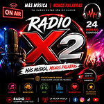 Radio X2 - Más Música, Menos Palabras logo